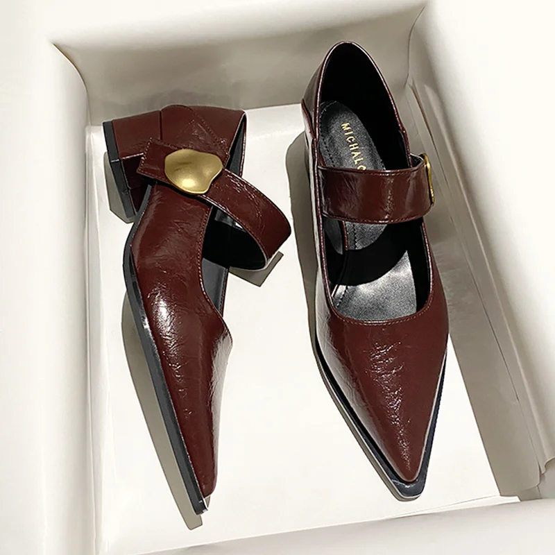Elegant Women's Mid Heels Shoes Pointed Toe Fashion Luxury Shoes 2025 Autumn Pumps Party Woman Shoes New Dress Mujer Sandalias
Elegant Women's Mid Heels Shoes Pointed Toe Fashion Luxury Shoes 2025 Autumn Pumps Party Woman Shoes New Dress Mujer Sandalias