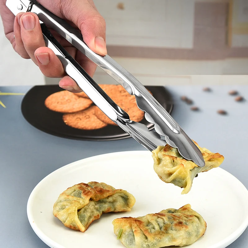 Silicone Food Tong Stainless Steel Kitchen Tongs Silicone Non-slip Cooking Clip Clamp BBQ Salad Tools Grill Kitchen Accessories
Silicone Food Tong Stainless Steel Kitchen Tongs Silicone Non-slip Cooking Clip Clamp BBQ Salad Tools Grill Kitchen Accessories