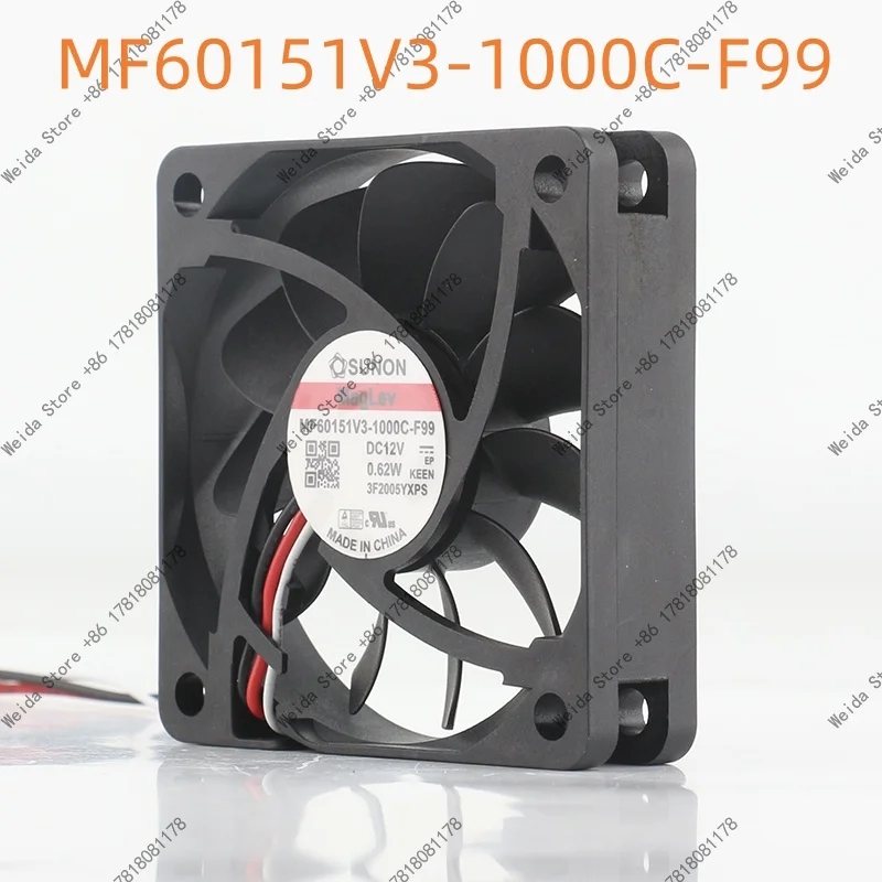 SUNON Precision 6015 60X60X15MM MF60151V3-1000C-F995V 24V 48V DC 12V 0.62W 6cm cooling fan
SUNON Precision 6015 60X60X15MM MF60151V3-1000C-F995V 24V 48V DC 12V 0.62W 6cm cooling fan