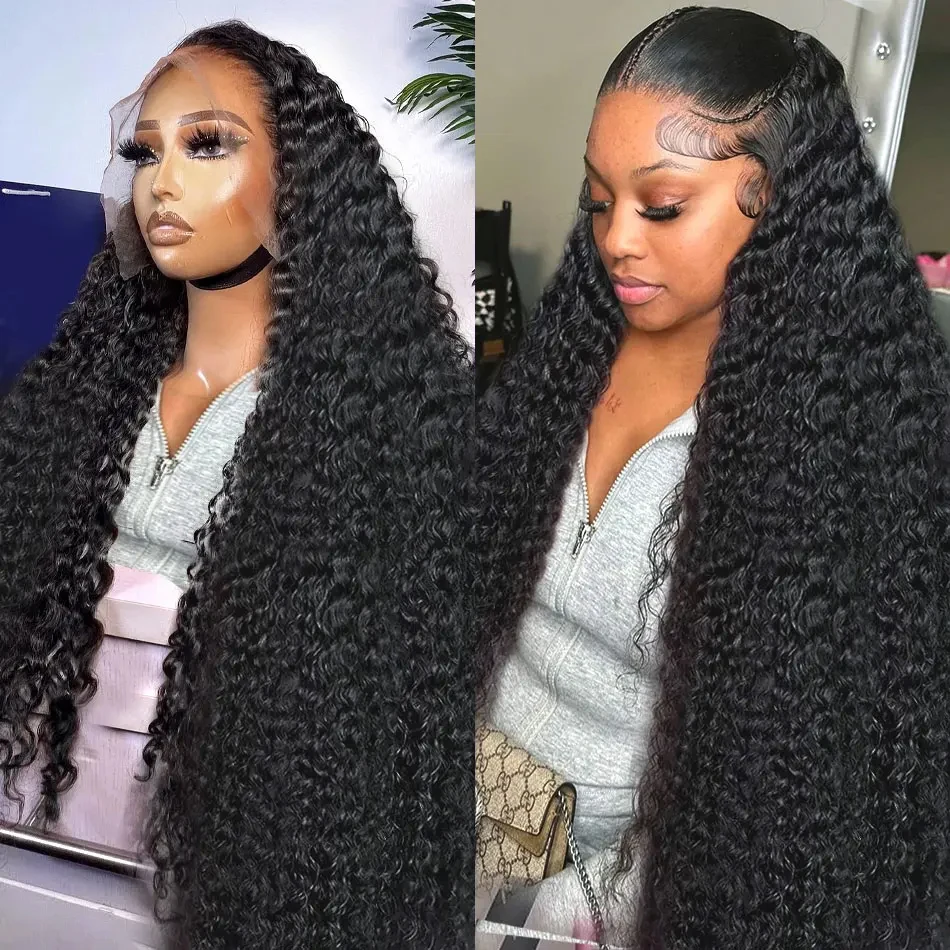 Deep Wave Lace Frontal Human Hair Wigs 360 HD Transparent Brazilian Remy 34 Inch Water Wave 13x4 Lace Front Wig For Women
Deep Wave Lace Frontal Human Hair Wigs 360 HD Transparent Brazilian Remy 34 Inch Water Wave 13x4 Lace Front Wig For Women