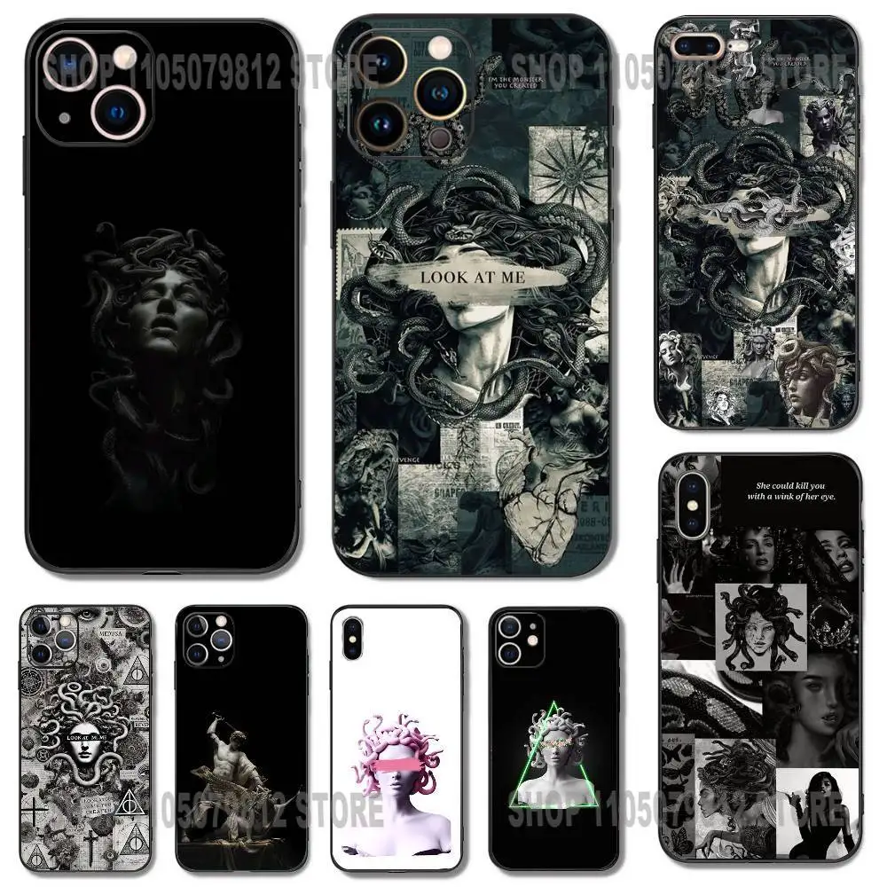 Medusa Greek Mythology Look At Me Phone Case For iPhone 17 16,15,14,13,12,11,Pro,XS,Max,XR,Plus,Mini Silicone Black Shockproof
Medusa Greek Mythology Look At Me Phone Case For iPhone 17 16,15,14,13,12,11,Pro,XS,Max,XR,Plus,Mini Silicone Black Shockproof