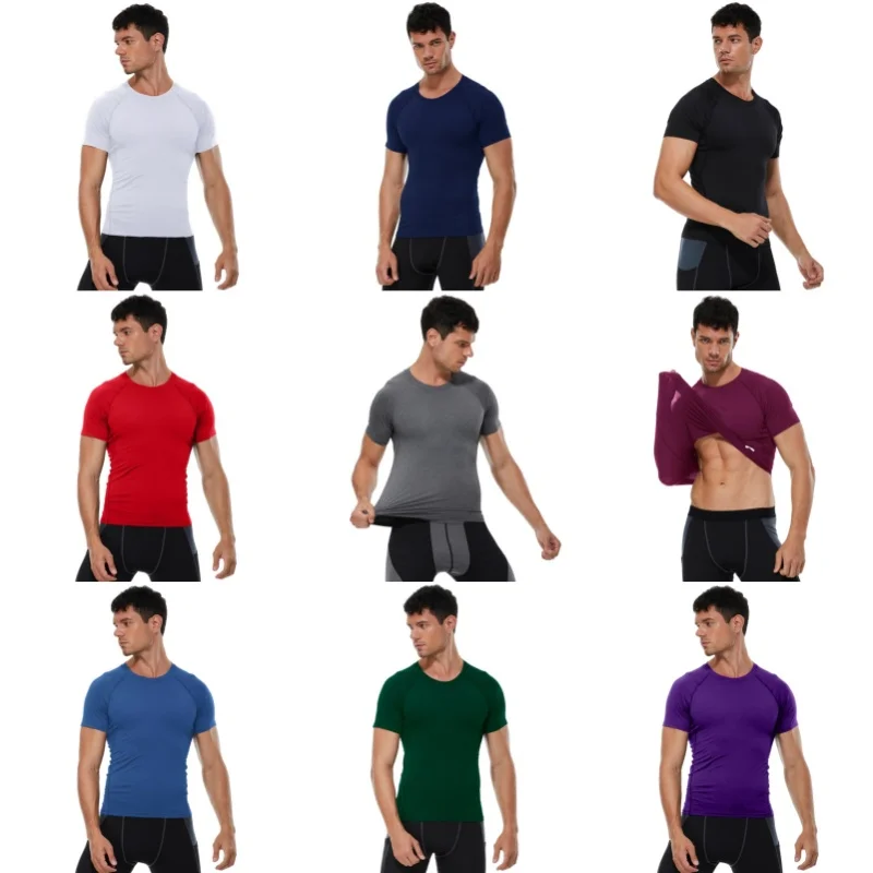 Compression T Shirt Men Summer Sportswear Running T-shirt Elastic Quick Dry Sport Tops Tee Athletic Gym Workout Shirts Men
Compression T Shirt Men Summer Sportswear Running T-shirt Elastic Quick Dry Sport Tops Tee Athletic Gym Workout Shirts Men