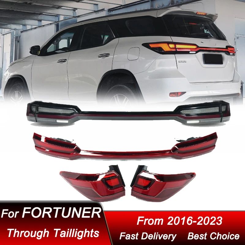 Hot Car Through Tail Lights For Toyota Fortuner 16-23 new style full LED Tail Lamp Dynamic Turn Signal Light Tail Lamp Assembly
Hot Car Through Tail Lights For Toyota Fortuner 16-23 new style full LED Tail Lamp Dynamic Turn Signal Light Tail Lamp Assembly
