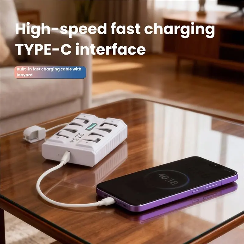 【PROMOTION】For Efficient Portable Power Supply 22.5W Fast Charging Power Bank Case For 2X 21700 Battery Case DIY Kit
【PROMOTION】For Efficient Portable Power Supply 22.5W Fast Charging Power Bank Case For 2X 21700 Battery Case DIY Kit