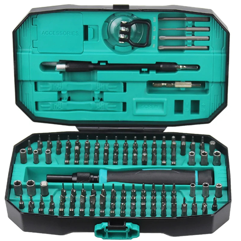 152 In 1 Precision Magnetic Screwdriver Bit Set Torx Phillips Screw Driver Socket Remover Wrench Phone PC Electronic Repair Tool
152 In 1 Precision Magnetic Screwdriver Bit Set Torx Phillips Screw Driver Socket Remover Wrench Phone PC Electronic Repair Tool