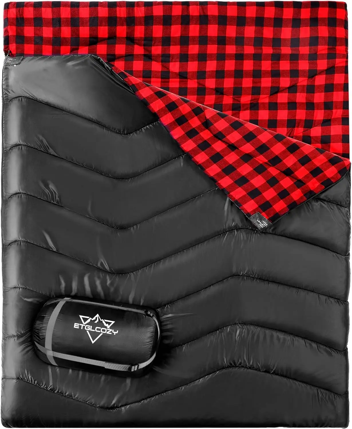XL Queen Size 2 Person Double Sleeping Bag for Adults, Lightweight Compact with Flannel Liner, Machine Washable All Season
XL Queen Size 2 Person Double Sleeping Bag for Adults, Lightweight Compact with Flannel Liner, Machine Washable All Season