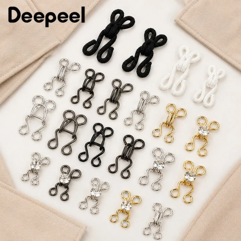 50/100Sets 14-40mm Metal Hook Fasteners Invisible Sewing Buttons for Jeans Trousers Skirt Bra Garment Repair Accessories Clips
50/100Sets 14-40mm Metal Hook Fasteners Invisible Sewing Buttons for Jeans Trousers Skirt Bra Garment Repair Accessories Clips