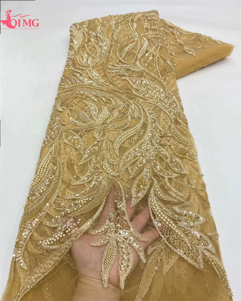 OIMO Luxurious African Sequins Beaded Groom Lace Fabric 2024 High Quality Embroidery French Mesh Tulle Lace For Party Dress
OIMO Luxurious African Sequins Beaded Groom Lace Fabric 2024 High Quality Embroidery French Mesh Tulle Lace For Party Dress