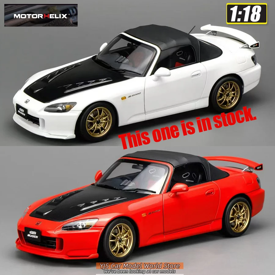 MOTORHELIX 1/18 scale Honda S2000 (AP2) MUGEN car model Collection Static decorative figurine
MOTORHELIX 1/18 scale Honda S2000 (AP2) MUGEN car model Collection Static decorative figurine