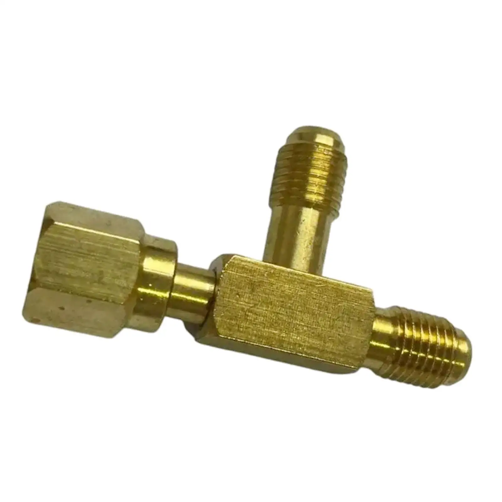 Air Condition Adapter Brass 1/4 SAE Quick Coupler Tee Access Connector for HVAC R134 R22 R407 Maintenance
Air Condition Adapter Brass 1/4 SAE Quick Coupler Tee Access Connector for HVAC R134 R22 R407 Maintenance