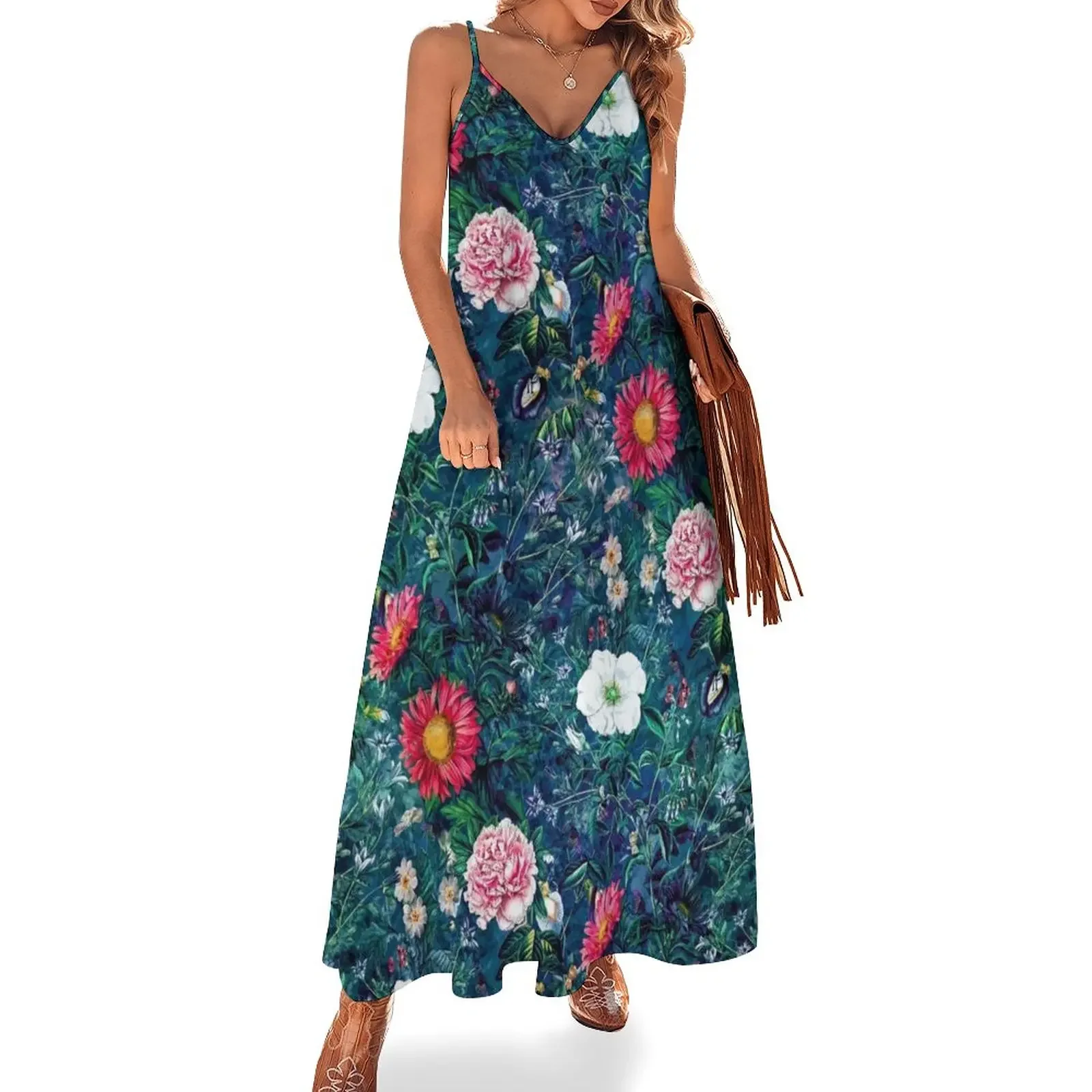 Spring Flowers Dark Sleeveless Dress dress for women summer dresses women summer 2024
Spring Flowers Dark Sleeveless Dress dress for women summer dresses women summer 2024