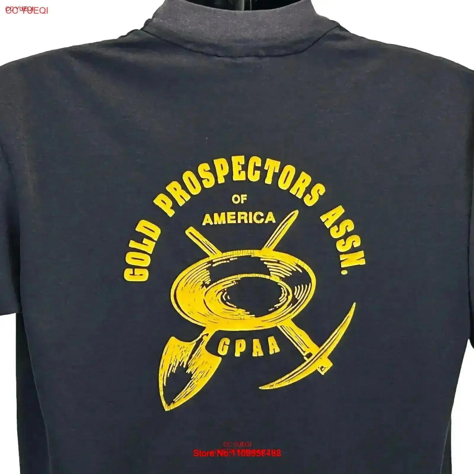 Gold Prospectors Assn T Shirt Medium Vintage 80s Mining GPAA USA Made Mens Black vintage Washed Casual Stretched Versatile
Gold Prospectors Assn T Shirt Medium Vintage 80s Mining GPAA USA Made Mens Black vintage Washed Casual Stretched Versatile