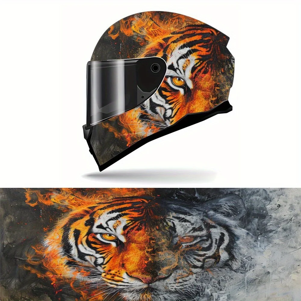 Fierce tiger, personality, wild, cool, speed and passion, motorcycle helmet sticker - durable PVC, motorcycle racing helmet aest
Fierce tiger, personality, wild, cool, speed and passion, motorcycle helmet sticker - durable PVC, motorcycle racing helmet aest