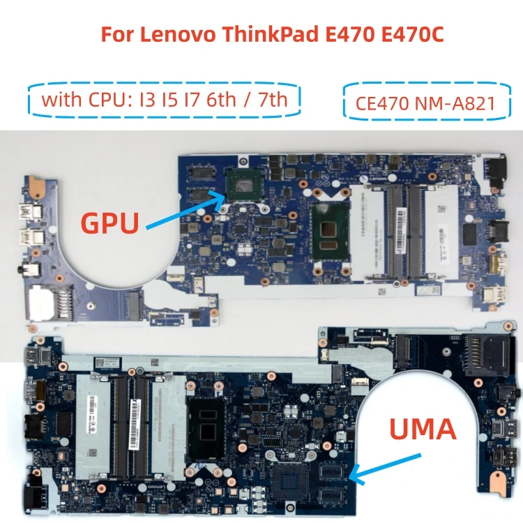 Материнская плата для ноутбука Lenovo ThinkPad E470 E470C, материнская плата с процессором I3 I5 I7, 6/7 GPU 2G или UMA 100%, работает с тестом
Материнская плата для ноутбука Lenovo ThinkPad E470 E470C, материнская плата с процессором I3 I5 I7, 6/7 GPU 2G или UMA 100%, работает с тестом