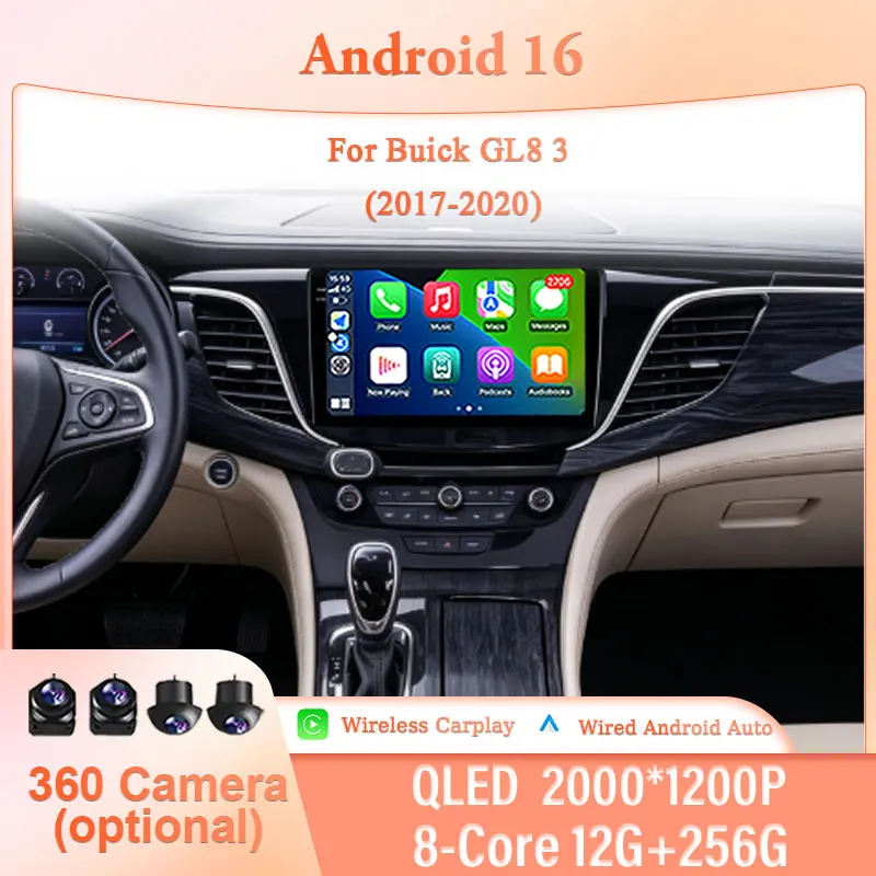10" Android 16 for Buick GL8 3 2017-2020 Car Stereo IPS HD Touch Screen Audio Wireless CarPlay GPS Navi BT WiFi DSP Player Kit
10" Android 16 for Buick GL8 3 2017-2020 Car Stereo IPS HD Touch Screen Audio Wireless CarPlay GPS Navi BT WiFi DSP Player Kit