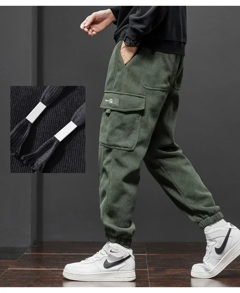 Spring Autumn New Style Elastic Waist Casual Pants for Men Stretch Straight Drawstring Harem Jogging Sports Long Pants Male
Spring Autumn New Style Elastic Waist Casual Pants for Men Stretch Straight Drawstring Harem Jogging Sports Long Pants Male