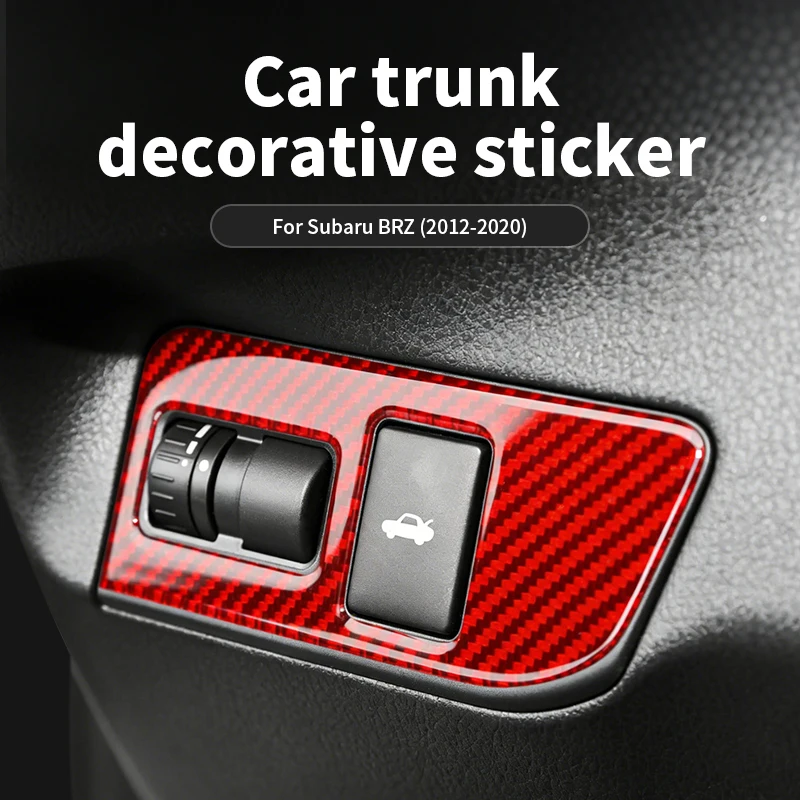 Real Carbon Fiber For Subaru BRZ (2012-2020) Trunk Button Decorative Trim Sticker Anti Scratch Car Interior Tuning Accessories
Real Carbon Fiber For Subaru BRZ (2012-2020) Trunk Button Decorative Trim Sticker Anti Scratch Car Interior Tuning Accessories