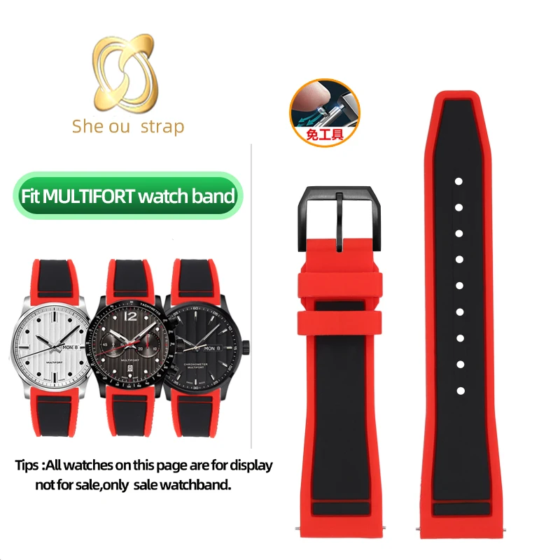 22MM Silica Gel Watch band For MIDO MULTIFORT M042.430/M038.431 Watch Strap Waterproof And Sweat-Proof Rubber Watch chain
22MM Silica Gel Watch band For MIDO MULTIFORT M042.430/M038.431 Watch Strap Waterproof And Sweat-Proof Rubber Watch chain