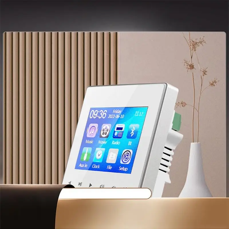 Home New Mini Bluetooth 2.8 HD Screen Wall Amplifier Music Center Sound System TV Tablet Smart Digital Stereo FM Durable (White)
Home New Mini Bluetooth 2.8 HD Screen Wall Amplifier Music Center Sound System TV Tablet Smart Digital Stereo FM Durable (White)