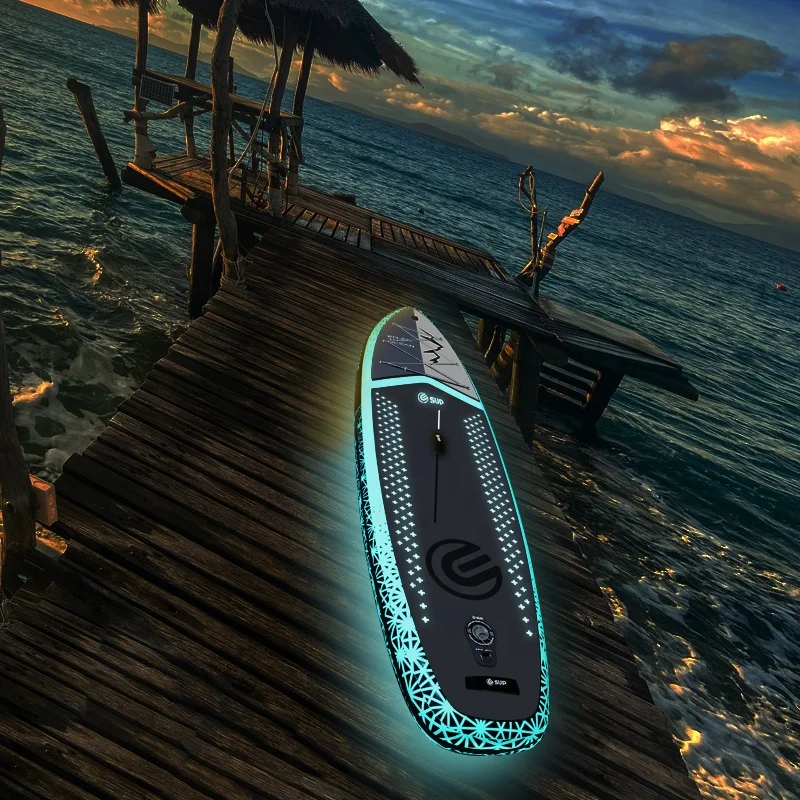 ESUP Inflatable Paddle Board With LED Lights For Outdoor Stand Up Board Water Play Flashing Flashboard For Fun!
ESUP Inflatable Paddle Board With LED Lights For Outdoor Stand Up Board Water Play Flashing Flashboard For Fun!