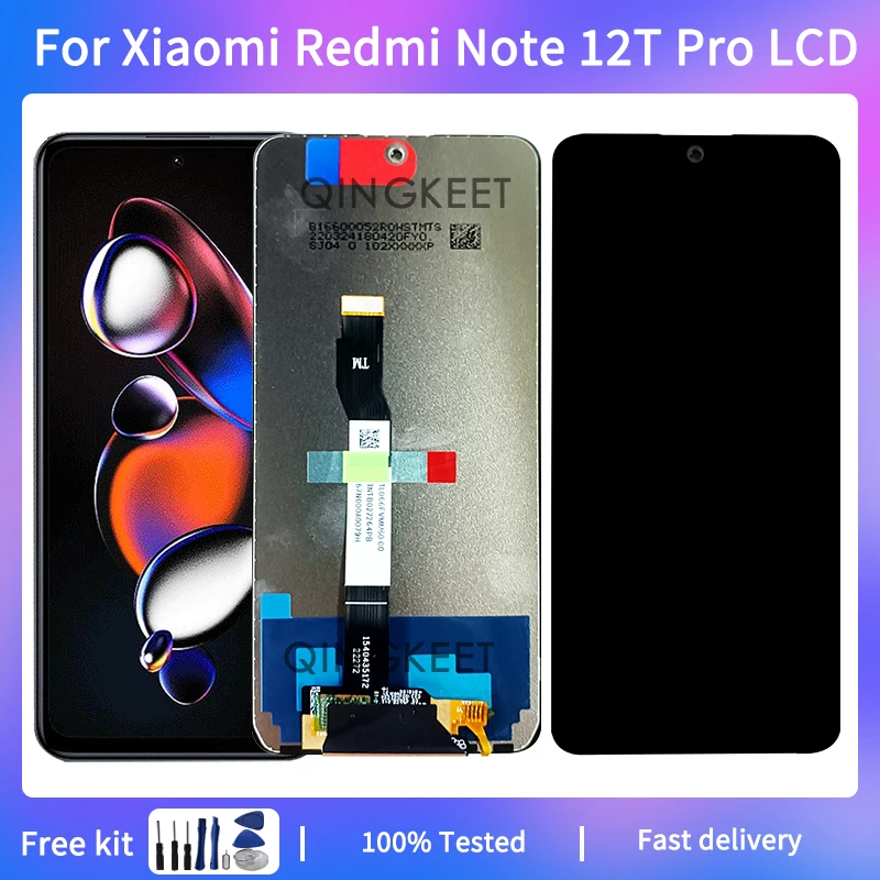 ЖК-дисплей 6,6 дюйма для Xiaomi Redmi Note 12T Pro, 23054RA19C, сенсорный экран с дигитайзером в сборе для Redmi Note 12T Pro, ЖК-дисплей с рамкой
ЖК-дисплей 6,6 дюйма для Xiaomi Redmi Note 12T Pro, 23054RA19C, сенсорный экран с дигитайзером в сборе для Redmi Note 12T Pro, ЖК-дисплей с рамкой