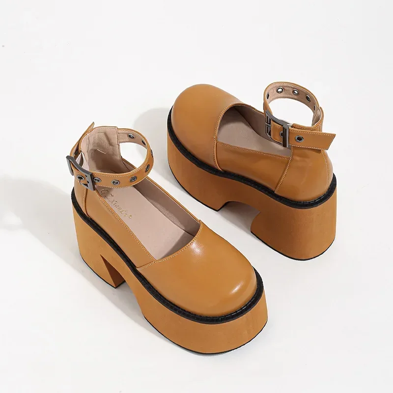 European And American Thick High Heels, Thick Soles, One Line Buckle, Sponge Cake Single Shoes, Women's Comfortable Casual Shoes
European And American Thick High Heels, Thick Soles, One Line Buckle, Sponge Cake Single Shoes, Women's Comfortable Casual Shoes