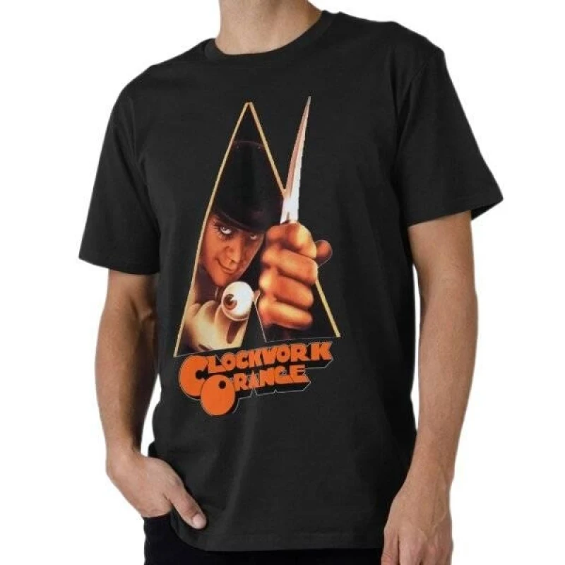 0423 Vintage 90's A Clockwork Orange Horror Gift t shirt 100% cotton Short Sleeve Graphic Clothes All size tops S-6XL
0423 Vintage 90's A Clockwork Orange Horror Gift t shirt 100% cotton Short Sleeve Graphic Clothes All size tops S-6XL