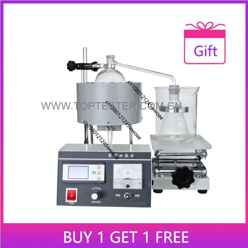 TP-0615-1 Disti llat ion Stove SH/T0425 ASTM D6307 JTG E20 Asphalt Wax Test Heating Furnace
TP-0615-1 Disti llat ion Stove SH/T0425 ASTM D6307 JTG E20 Asphalt Wax Test Heating Furnace