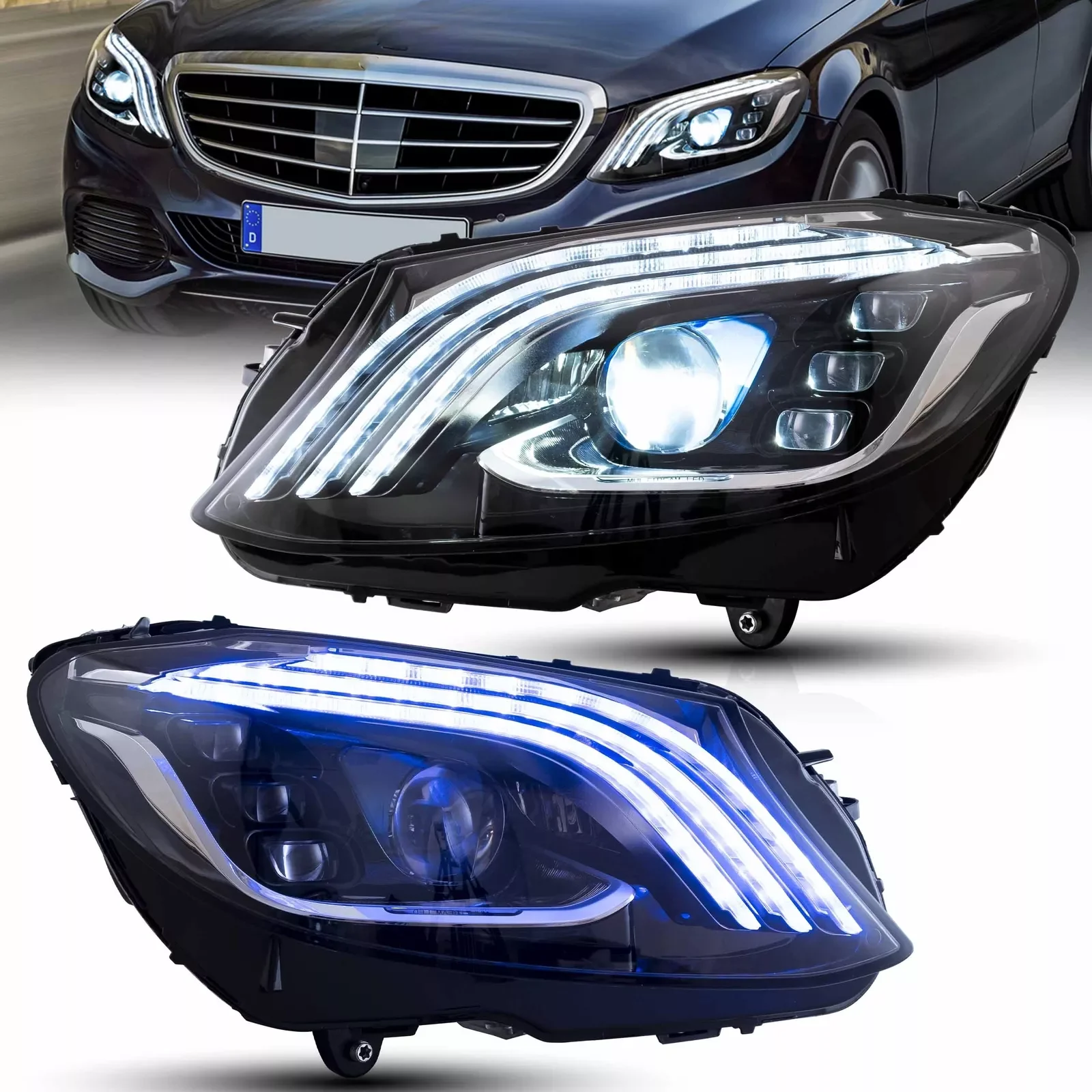 Автомобильный светодиодный головной фонарь для Benz C-Class W205 Фара 2014-2020 C200 C260 C300 Фара дальнего света Объектив проектора Angel Eye
Автомобильный светодиодный головной фонарь для Benz C-Class W205 Фара 2014-2020 C200 C260 C300 Фара дальнего света Объектив проектора Angel Eye