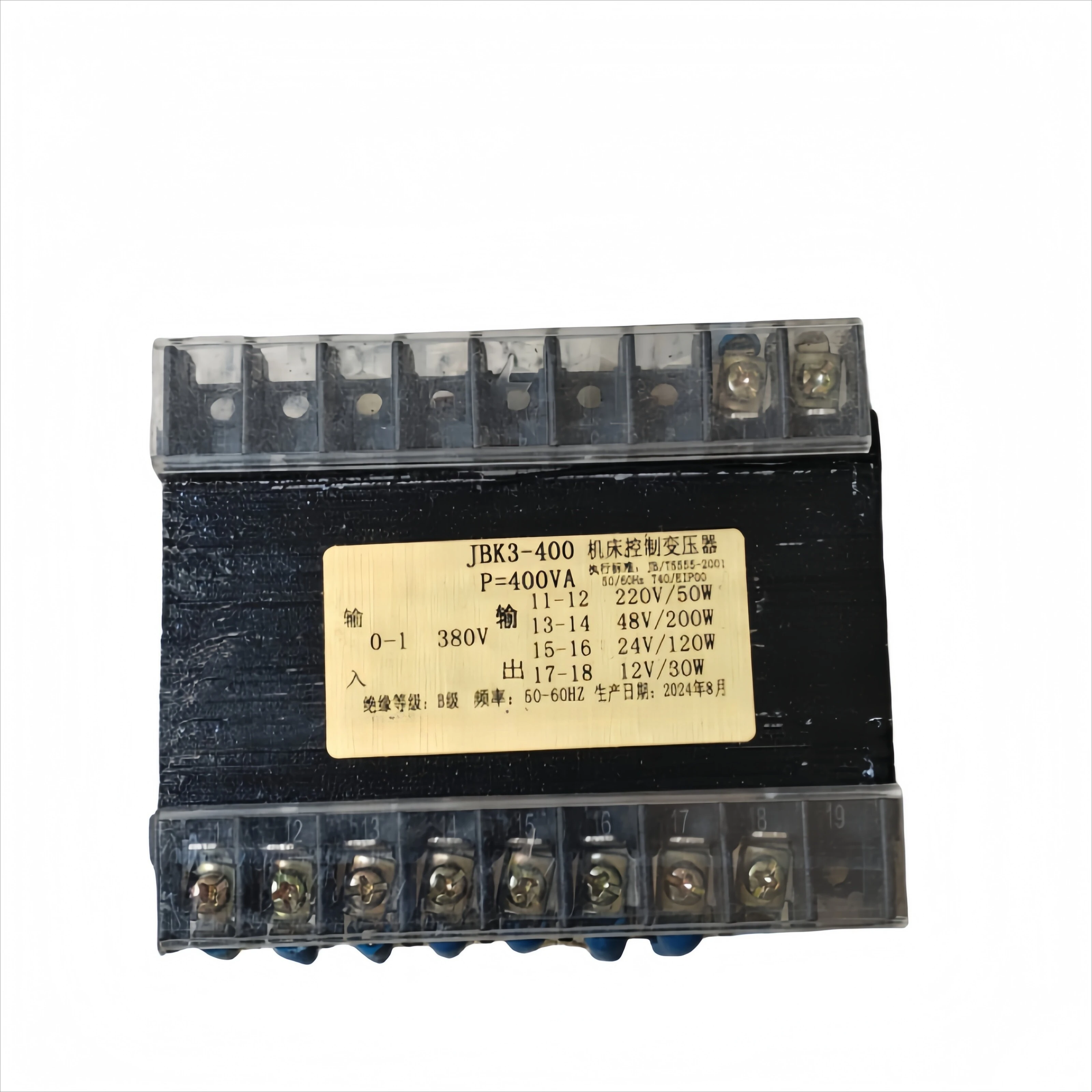 JBK3-400VA Machine Tool Control Transformer JBK1JBK2 380 To 220V 110V 24V
JBK3-400VA Machine Tool Control Transformer JBK1JBK2 380 To 220V 110V 24V