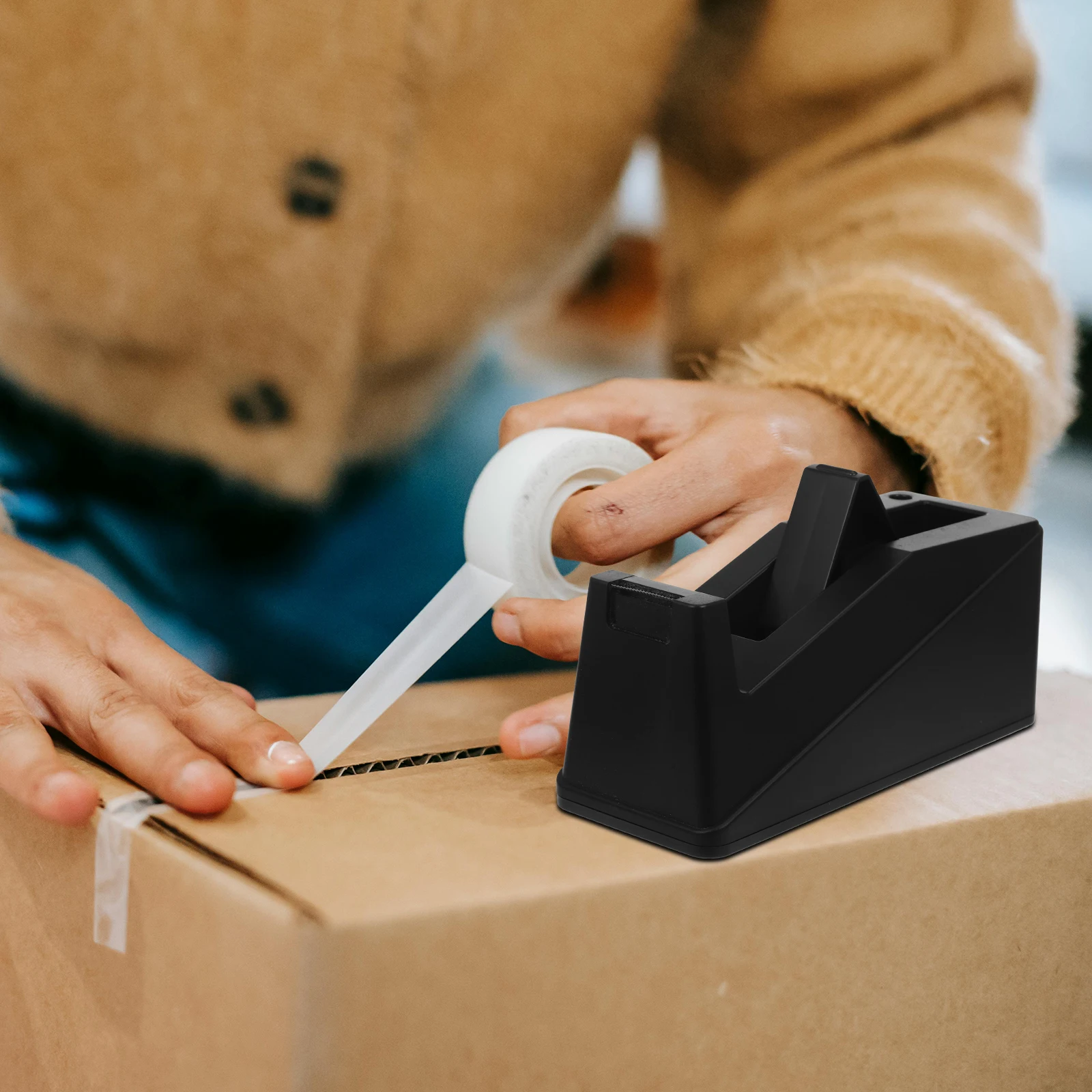 Large Capacity Tape Dispenser Black 3300 Desk Office Holder dispensers for gifts boxes wrapping packaging
Large Capacity Tape Dispenser Black 3300 Desk Office Holder dispensers for gifts boxes wrapping packaging