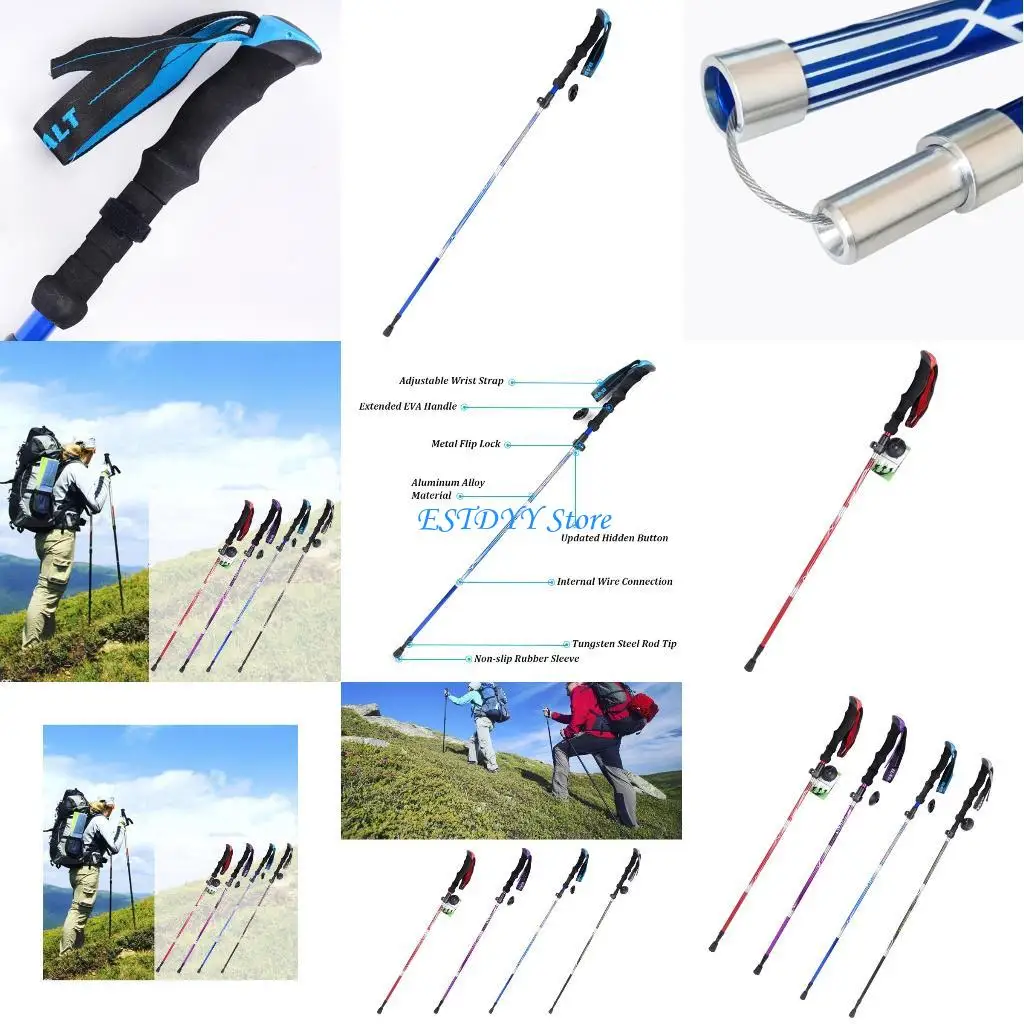 G6DE Telescopic, Collapsible Walking for Hiking Mountaineering Walking Trekking
G6DE Telescopic, Collapsible Walking for Hiking Mountaineering Walking Trekking