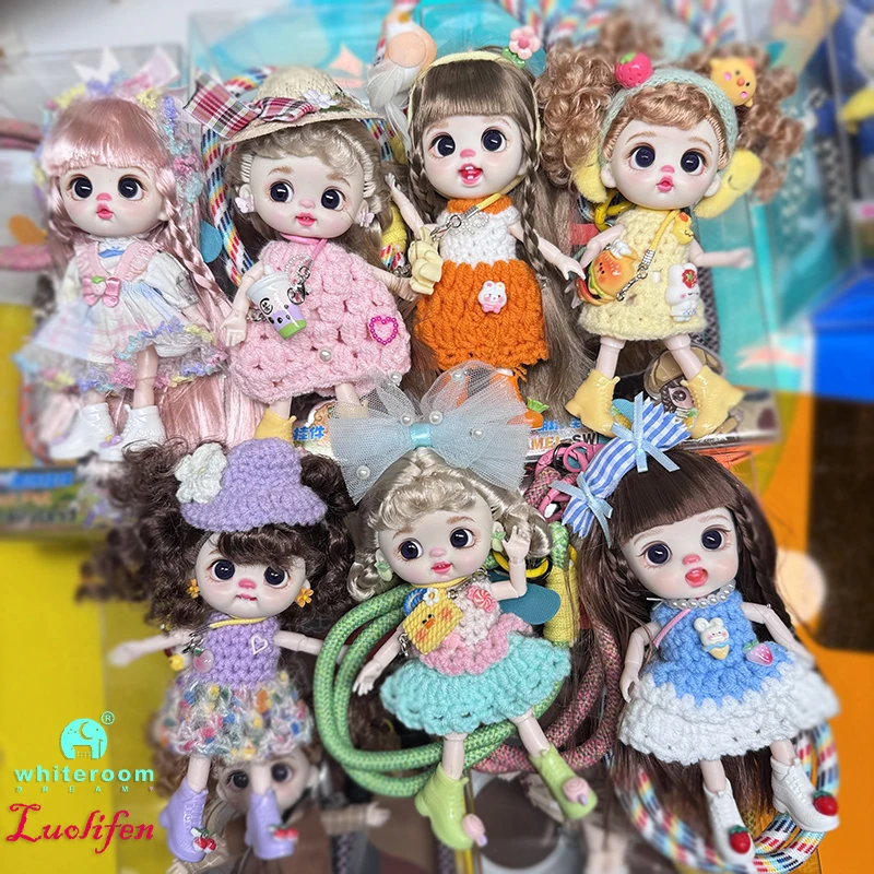 Luolifen Girl Gift Handmade Crochet Set Dress Trendy Toy OB11 Doll Mini Doll BJD Accessories Backpack Pendant Dopamine Color Toy
Luolifen Girl Gift Handmade Crochet Set Dress Trendy Toy OB11 Doll Mini Doll BJD Accessories Backpack Pendant Dopamine Color Toy
