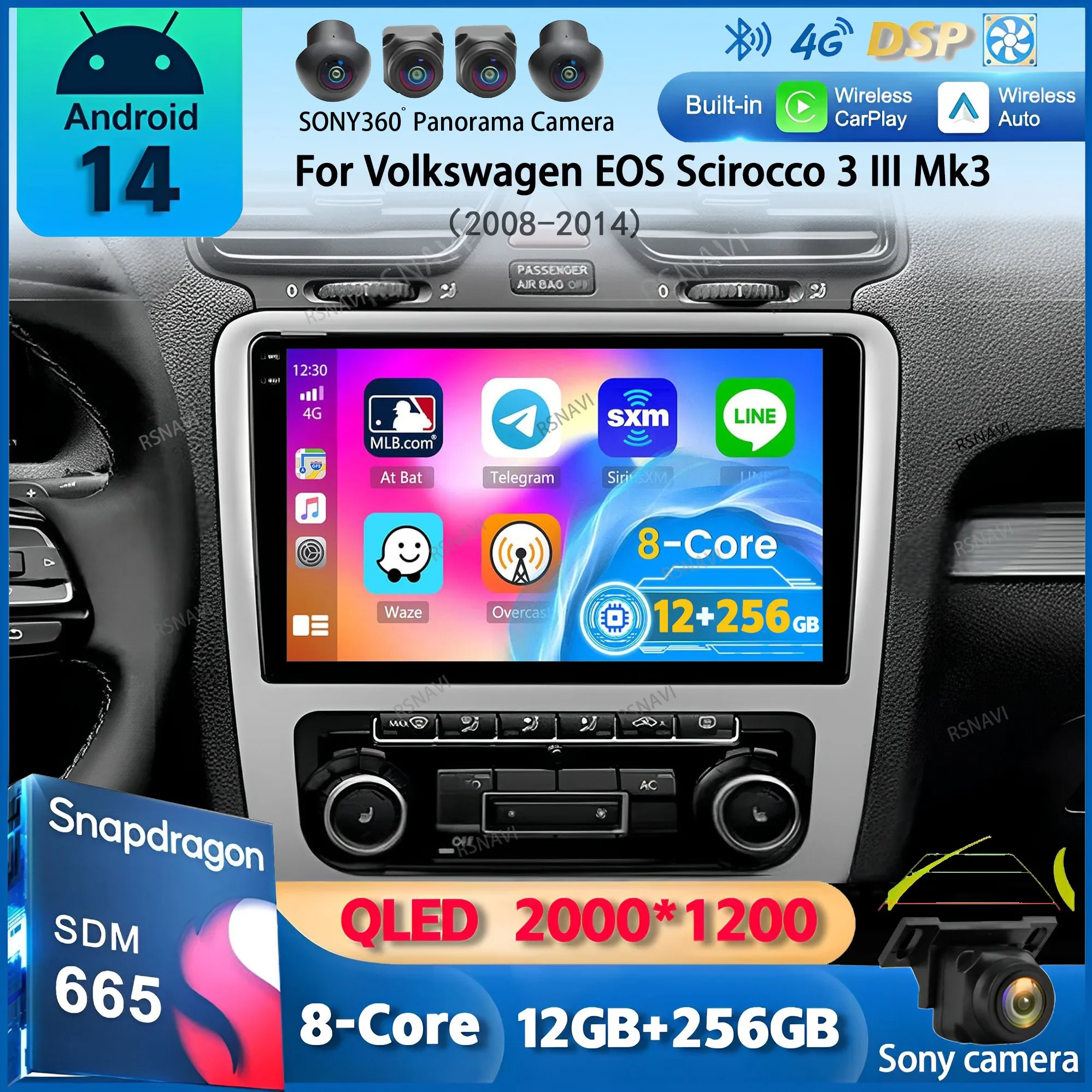 Android14 Car Radio For Volkswagen EOS Scirocco 3 III Mk3 2008 - 2014 Navigation GPS Multimedia Video Player Stereo Carplay Auto
Android14 Car Radio For Volkswagen EOS Scirocco 3 III Mk3 2008 - 2014 Navigation GPS Multimedia Video Player Stereo Carplay Auto