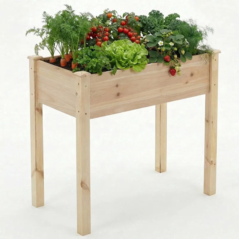 EDX Wooden Raised Garden Bed, Outdoor Planter Box Kit for Vegetables, Flowers and Herbs,Natural Wood Color
EDX Wooden Raised Garden Bed, Outdoor Planter Box Kit for Vegetables, Flowers and Herbs,Natural Wood Color