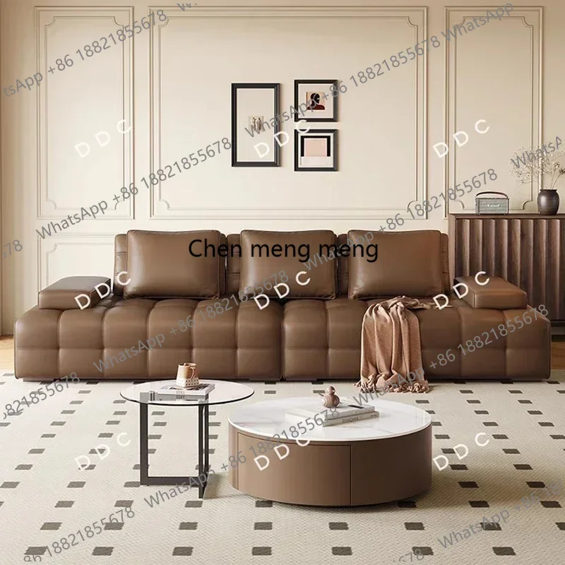 Italian Minimalism Sectional Leather Sofa Living Room Villa Smart Retractable Reclining Sofas Pufflazy Home Furniture Cama
Italian Minimalism Sectional Leather Sofa Living Room Villa Smart Retractable Reclining Sofas Pufflazy Home Furniture Cama