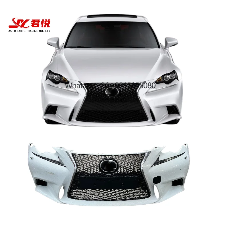 Auto Spare Parts Body Kit with Grille and Fog Light Car Bumper Assembly for Lexus IS200T IS300H IS350 2013-2020
Auto Spare Parts Body Kit with Grille and Fog Light Car Bumper Assembly for Lexus IS200T IS300H IS350 2013-2020