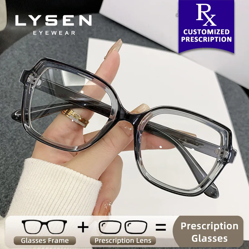 LYSEN Women Rectangle Anti-Reflective Prescription Glasses UV Protection Optical Eyeglasses Frame High Quality Myopia Eyeglasses
LYSEN Women Rectangle Anti-Reflective Prescription Glasses UV Protection Optical Eyeglasses Frame High Quality Myopia Eyeglasses