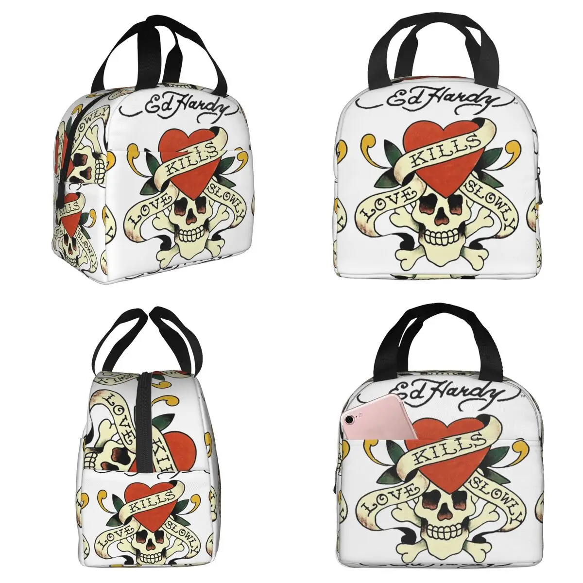 Термосумка для обедов Ed Hardy Love Kills Slowly для детей, школьный термоконтейнер для еды, портативный ланч-бокс
Термосумка для обедов Ed Hardy Love Kills Slowly для детей, школьный термоконтейнер для еды, портативный ланч-бокс