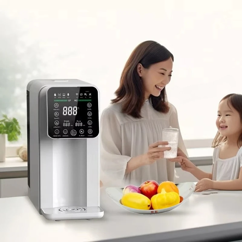 99.99% H2 Water Machine 2000ppb Hydrogen-Rich Filtered Water Dispenser with Ultraviolet Sterilization
99.99% H2 Water Machine 2000ppb Hydrogen-Rich Filtered Water Dispenser with Ultraviolet Sterilization