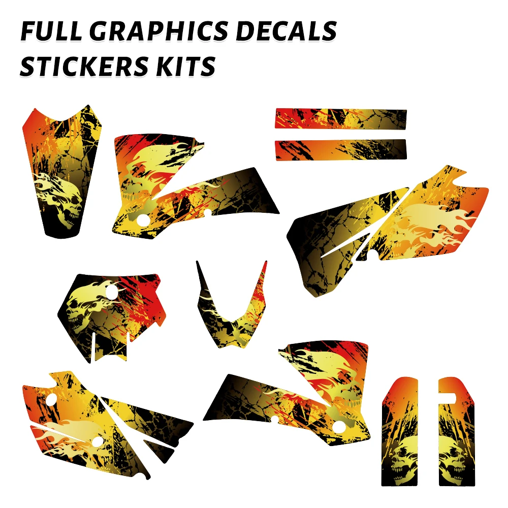 Мотоцикл 29/31/35 мил толщина обтекателя графический фон наклейки наклейки подходят для SX 125 200 250 450 525 2003-2004
Мотоцикл 29/31/35 мил толщина обтекателя графический фон наклейки наклейки подходят для SX 125 200 250 450 525 2003-2004