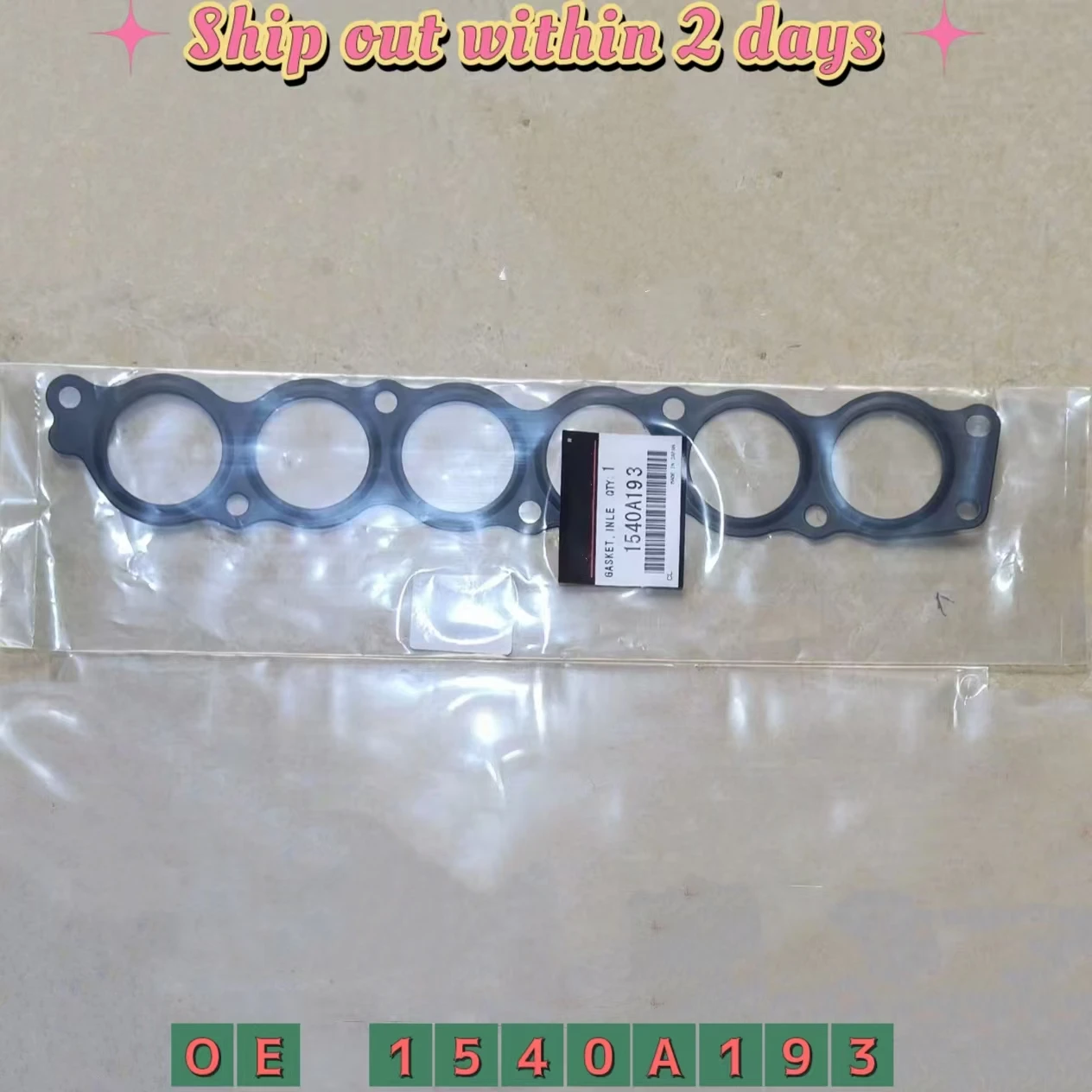 Engine Intake Manifold Gasket For Mitsubishi Pajero Montero Sport Outlander 2007-2020 OEM 1540A193
Engine Intake Manifold Gasket For Mitsubishi Pajero Montero Sport Outlander 2007-2020 OEM 1540A193