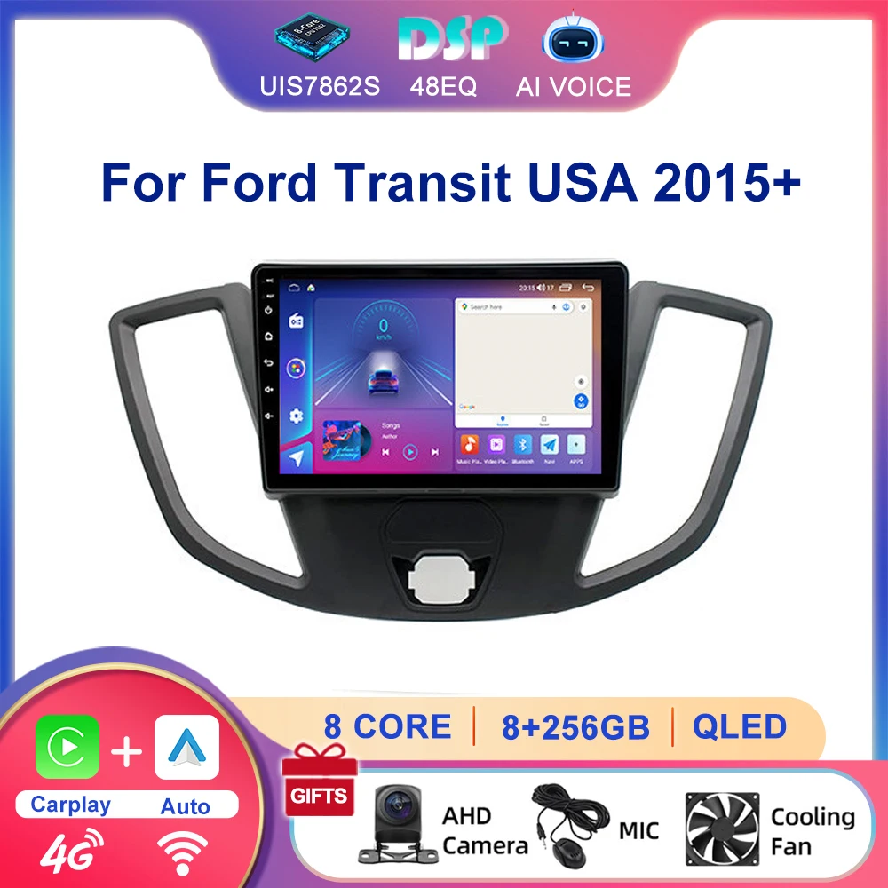 Android Car Multimedia System for Ford Transit 2015+ IPS DSP RDS 4G Radio GPS Navigation 2 din Carplay Car Video Player
Android Car Multimedia System for Ford Transit 2015+ IPS DSP RDS 4G Radio GPS Navigation 2 din Carplay Car Video Player