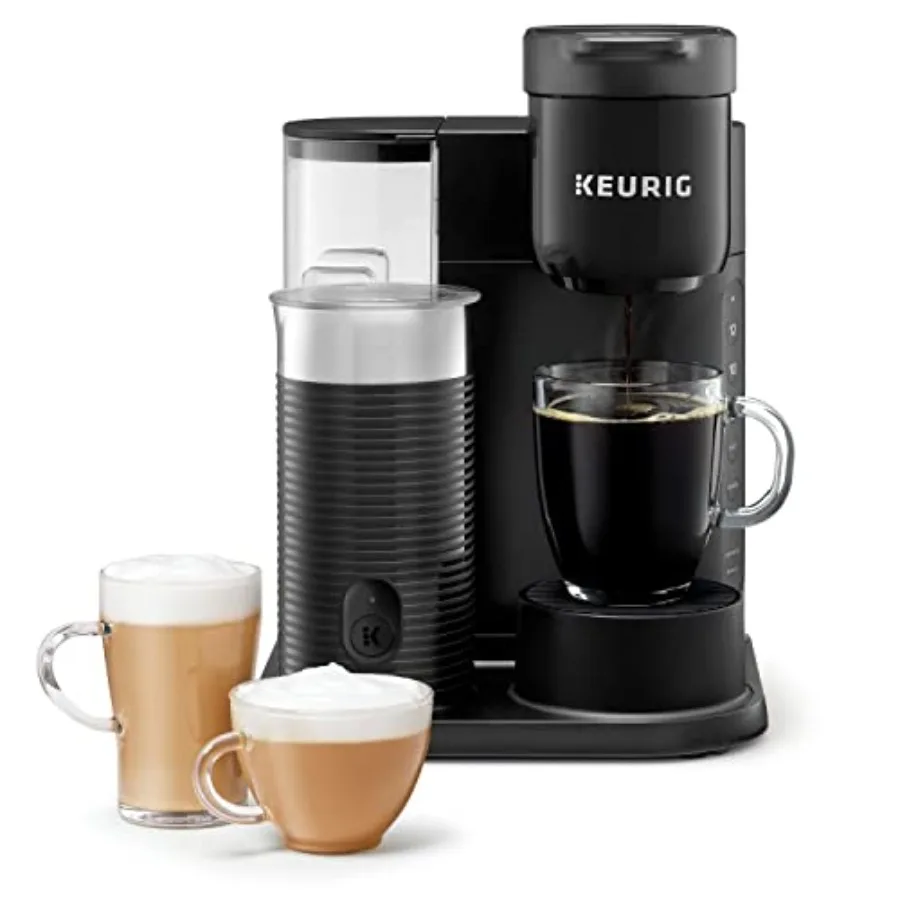 KCafe Essentials Single Serve KCup Pod Coffee Latte and Cappuccino Maker for Home and Office Use Black Compact Design with Easy
KCafe Essentials Single Serve KCup Pod Coffee Latte and Cappuccino Maker for Home and Office Use Black Compact Design with Easy