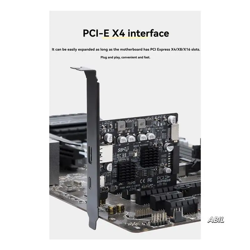 Карта USB PCIE типа C, адаптер PCI-Express 4X к USB 3.2 Gen, 20 Гбит/с, 20 ГБ, без драйверов для Win
Карта USB PCIE типа C, адаптер PCI-Express 4X к USB 3.2 Gen, 20 Гбит/с, 20 ГБ, без драйверов для Win