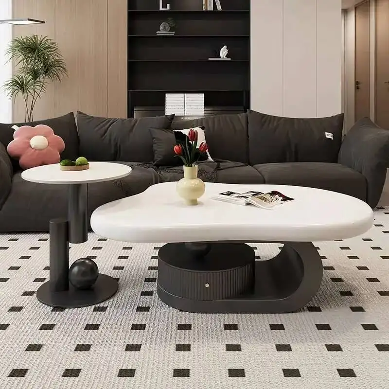 Table Minimalist Coffee Aesthetic Unique Space Italian Saving Clear Decoration Side Table Modern Mesa Auxiliar Salon Furniture
Table Minimalist Coffee Aesthetic Unique Space Italian Saving Clear Decoration Side Table Modern Mesa Auxiliar Salon Furniture