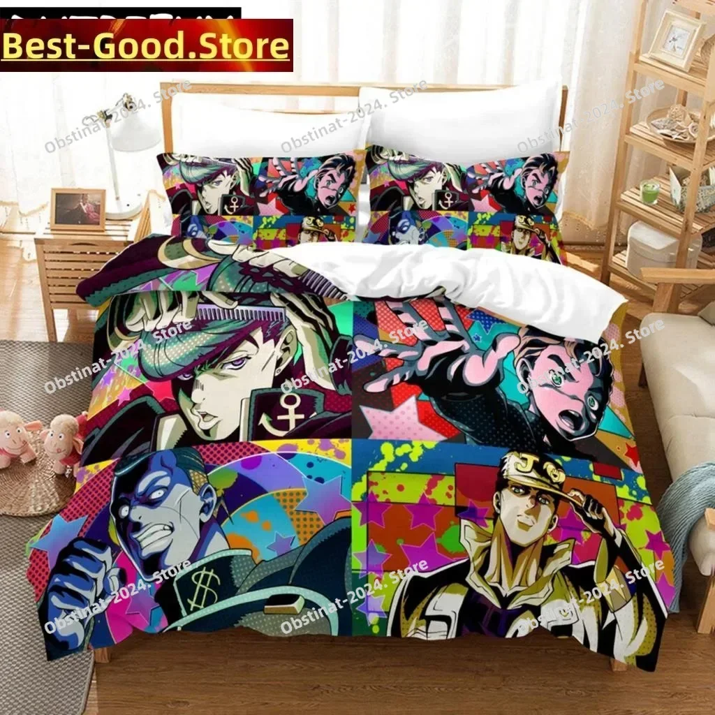Anime JoJo's Bizarre Adventure 3D Bedding Set Boys Character Printed Duvet Cover Set Duvet Covers Twin Full Queen King 02
Anime JoJo's Bizarre Adventure 3D Bedding Set Boys Character Printed Duvet Cover Set Duvet Covers Twin Full Queen King 02