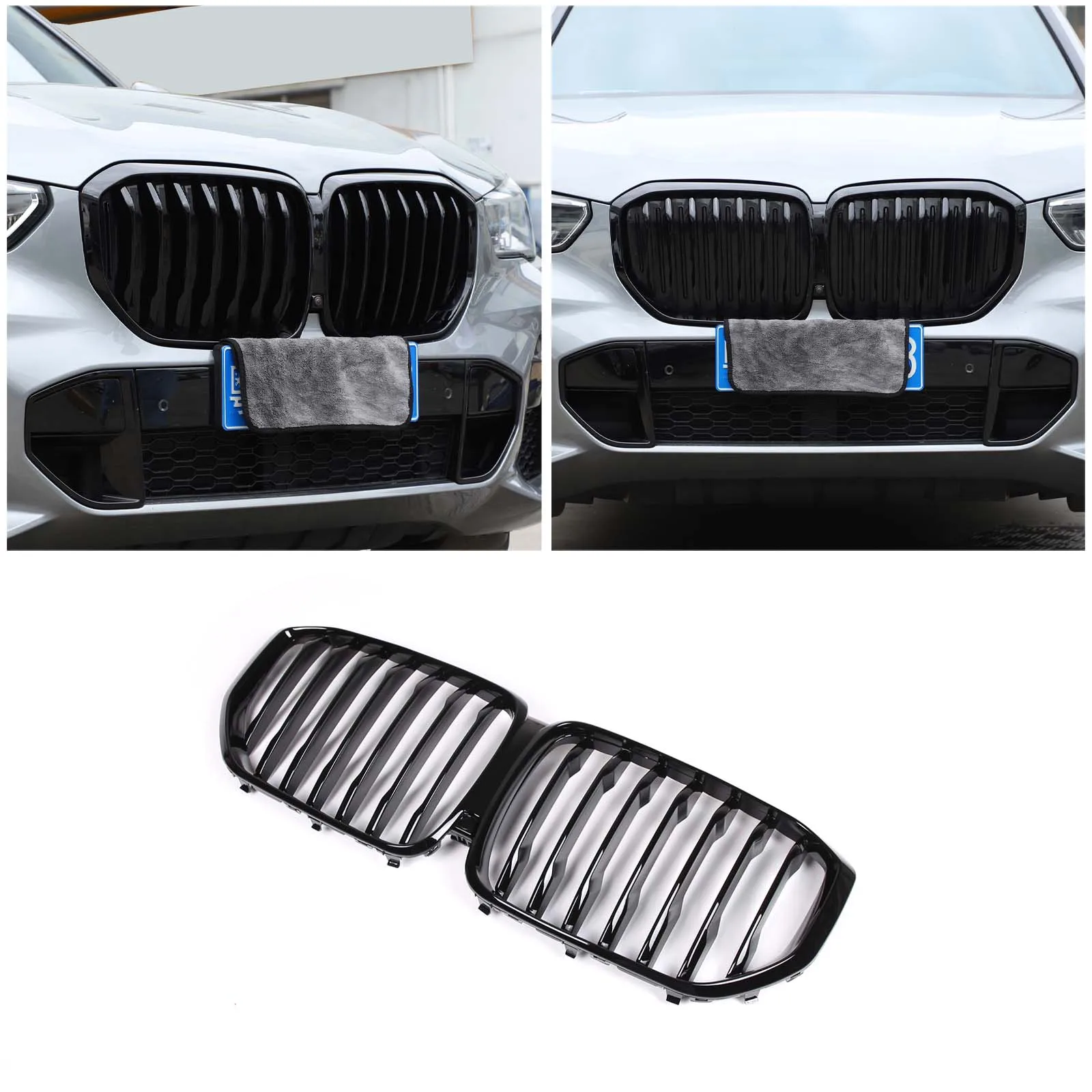 ABS Front Radiator Grille Bumper Grill Middle Grid Inlet Mesh for BMW X5 G05 2019-2024 Exterior replacement parts
ABS Front Radiator Grille Bumper Grill Middle Grid Inlet Mesh for BMW X5 G05 2019-2024 Exterior replacement parts
