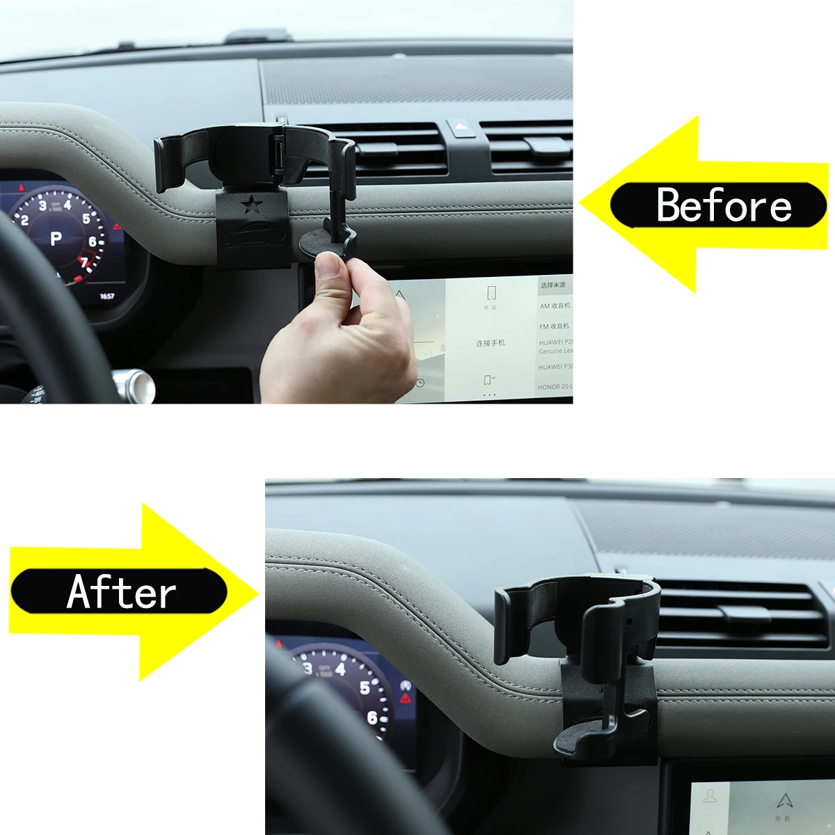 For 2020-2024 Land Rover Defender 90110 Black Car Magnetic Phone Holder Multifunctional Holder Navigation Holder Interior Parts
For 2020-2024 Land Rover Defender 90110 Black Car Magnetic Phone Holder Multifunctional Holder Navigation Holder Interior Parts