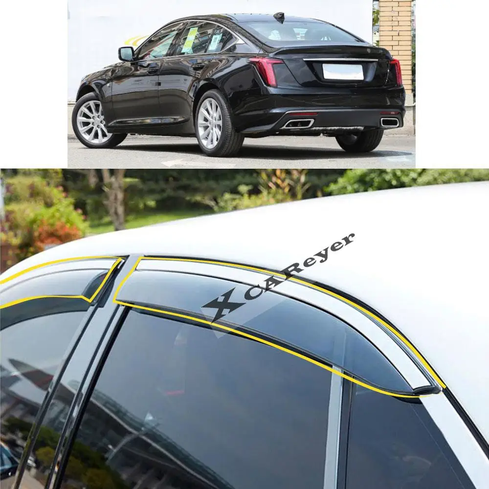 For Cadillac CT5 2019 2020 2021 2022 Car Body Styling Sticker Plastic Window Glass Wind Visor Rain/Sun Guard Vent Parts
For Cadillac CT5 2019 2020 2021 2022 Car Body Styling Sticker Plastic Window Glass Wind Visor Rain/Sun Guard Vent Parts
